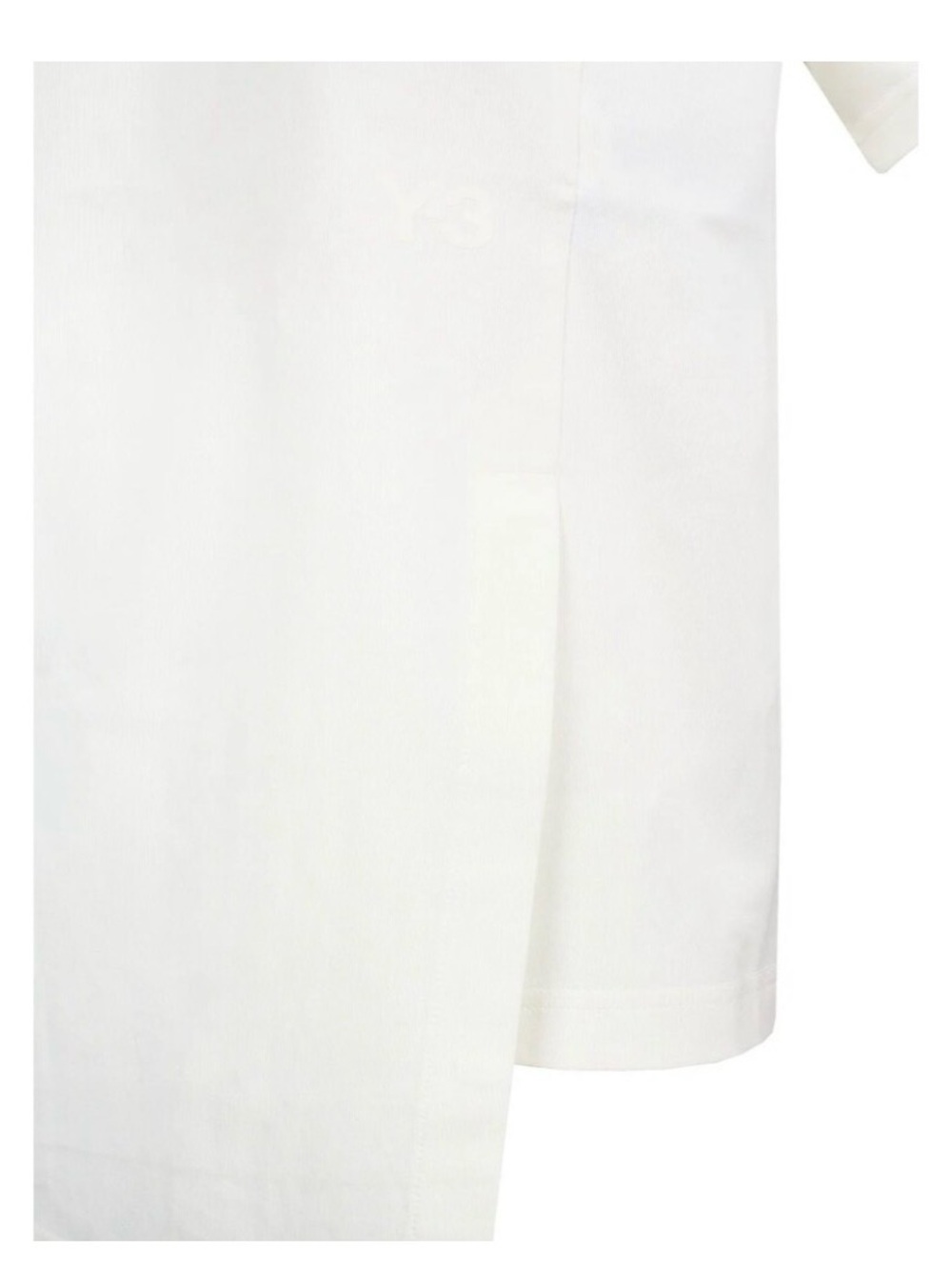 Y-3 Yohji Yamamoto Asymmetrical Unisex T-Shirt With Logo. Size Medium.